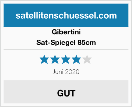 Gibertini Sat-Spiegel 85cm Test