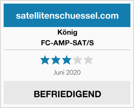 König FC-AMP-SAT/S Test