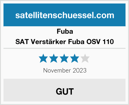 Fuba SAT Verstärker Fuba OSV 110 Test