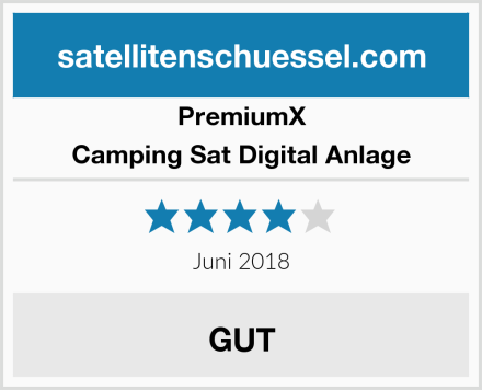 PremiumX Camping Sat Digital Anlage Test
