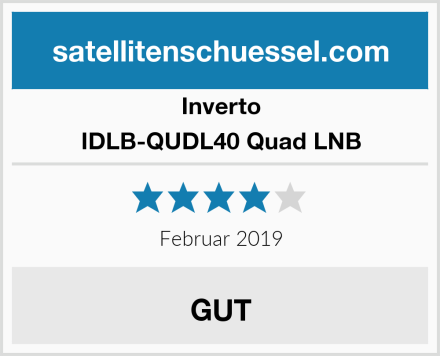 Inverto IDLB-QUDL40 Quad LNB Test