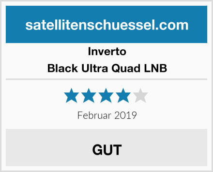 Inverto Black Ultra Quad LNB Test