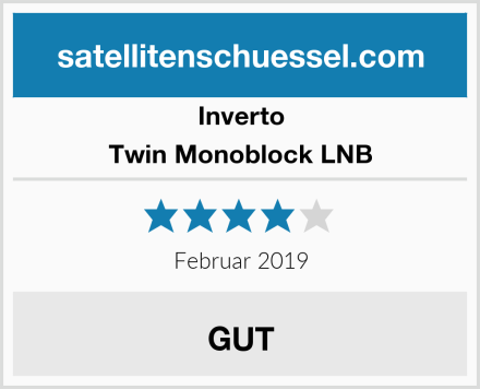 Inverto Twin Monoblock LNB Test