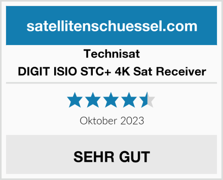 Technisat DIGIT ISIO STC+ 4K Sat Receiver Test