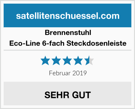 Brennenstuhl Eco-Line 6-fach Steckdosenleiste Test