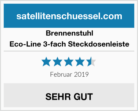Brennenstuhl Eco-Line 3-fach Steckdosenleiste Test