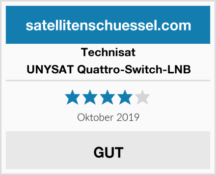 Technisat UNYSAT Quattro-Switch-LNB Test