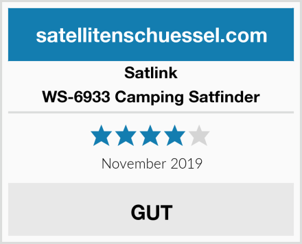 Satlink WS-6933 Camping Satfinder Test