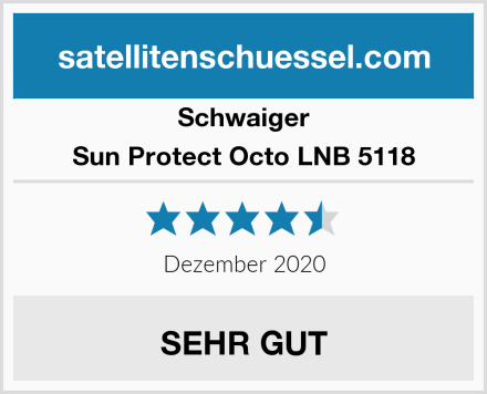 Schwaiger Sun Protect Octo LNB 5118 Test