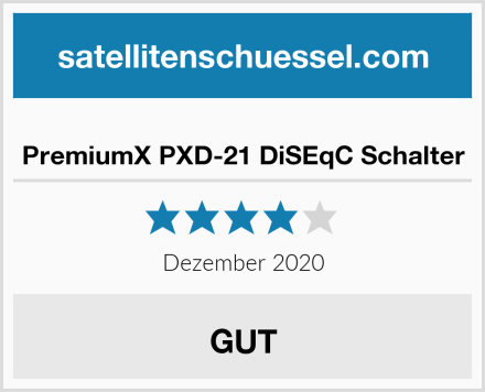  PremiumX PXD-21 DiSEqC Schalter Test