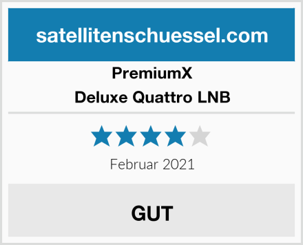PremiumX Deluxe Quattro LNB Test