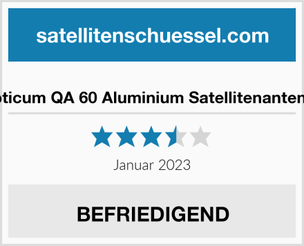  Opticum QA 60 Aluminium Satellitenantenne Test