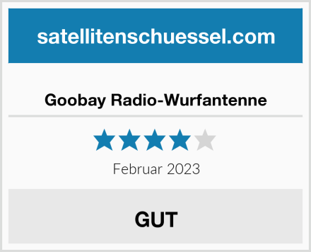  Goobay Radio-Wurfantenne Test
