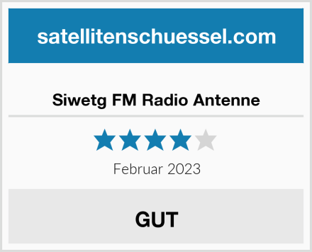  Siwetg FM Radio Antenne Test