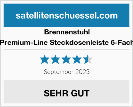 Brennenstuhl Premium-Line Steckdosenleiste 6-Fach Test