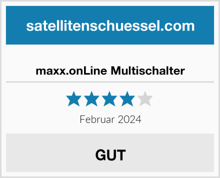  maxx.onLine Multischalter Test