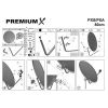 PremiumX Digital SAT Anlage 80cm